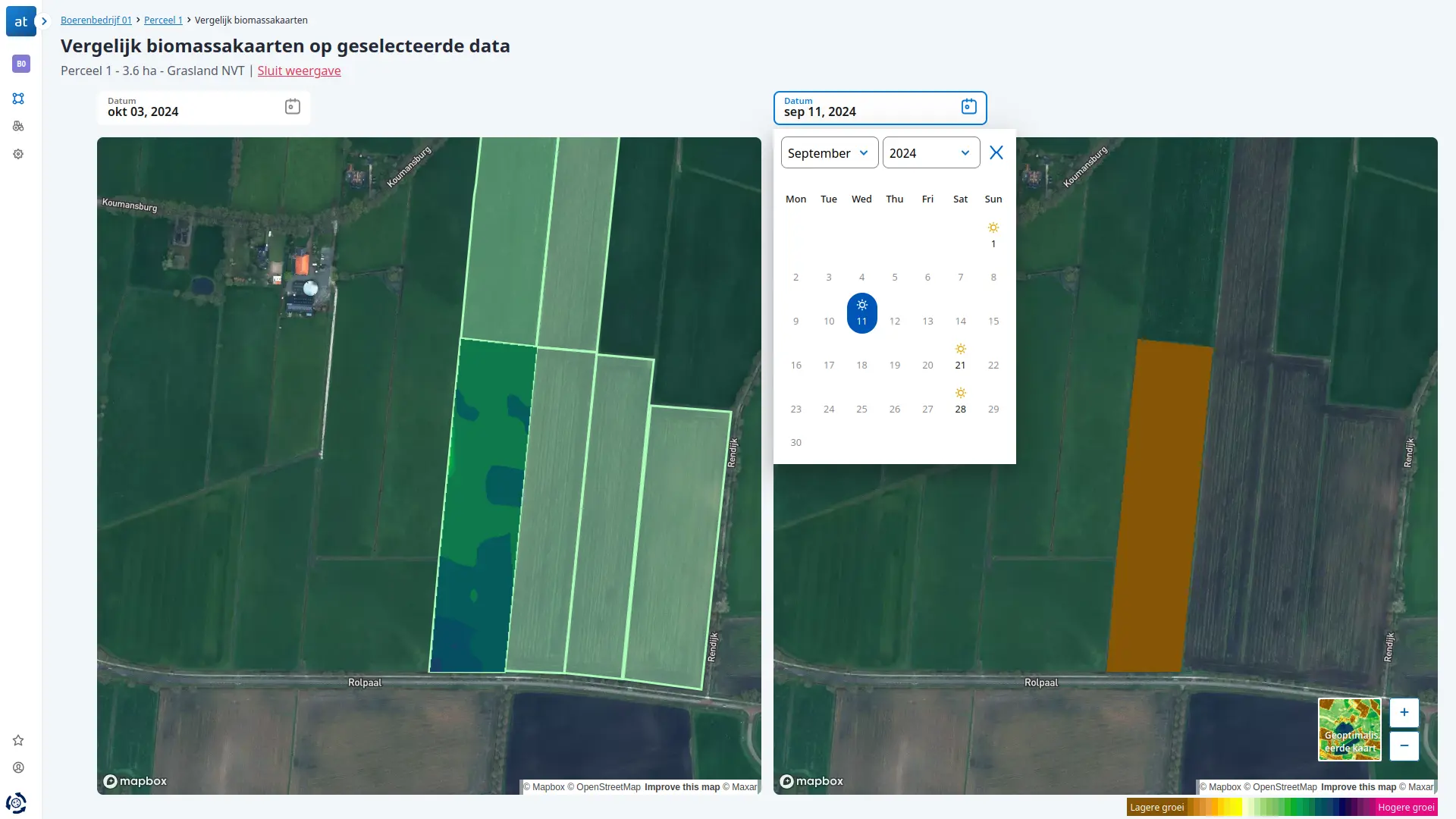 YaraPlus Atfarm precisielandbouw app